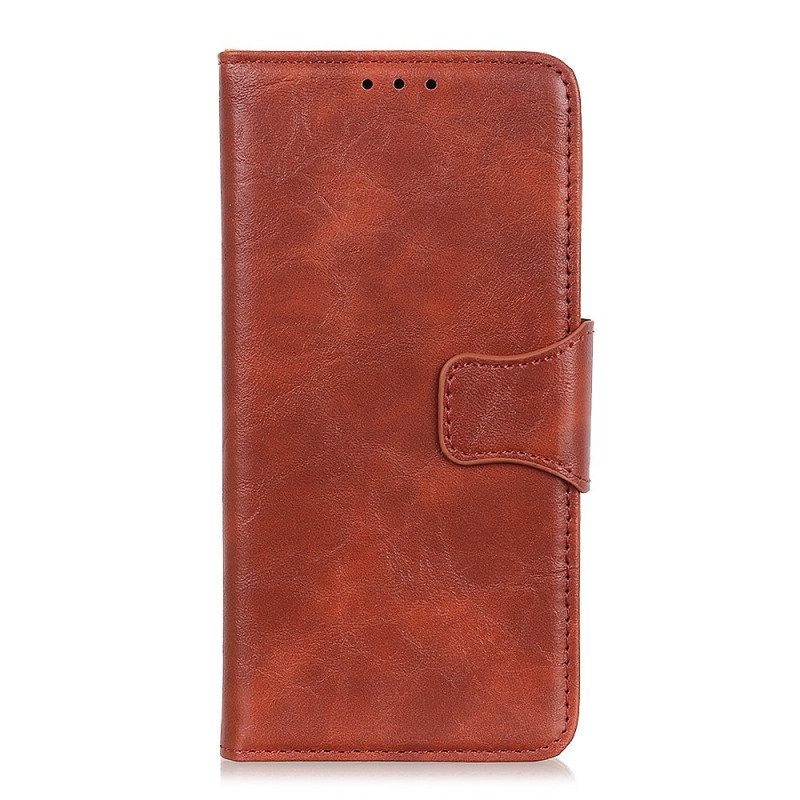 Custodia in pelle Sony Xperia Pro-I Chiusura Reversibile In Pelle Crosta