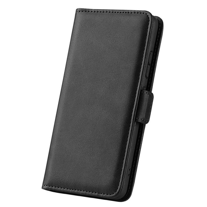 Custodia in pelle Sony Xperia Pro-I Folio Cover Doppia Patta Classica