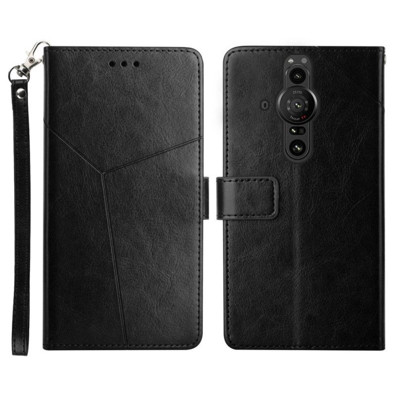 Custodia in pelle Sony Xperia Pro-I Stile Pelle Geo Y Design