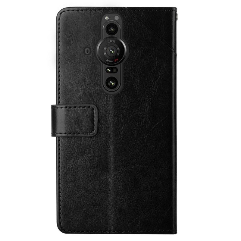 Custodia in pelle Sony Xperia Pro-I Stile Pelle Geo Y Design