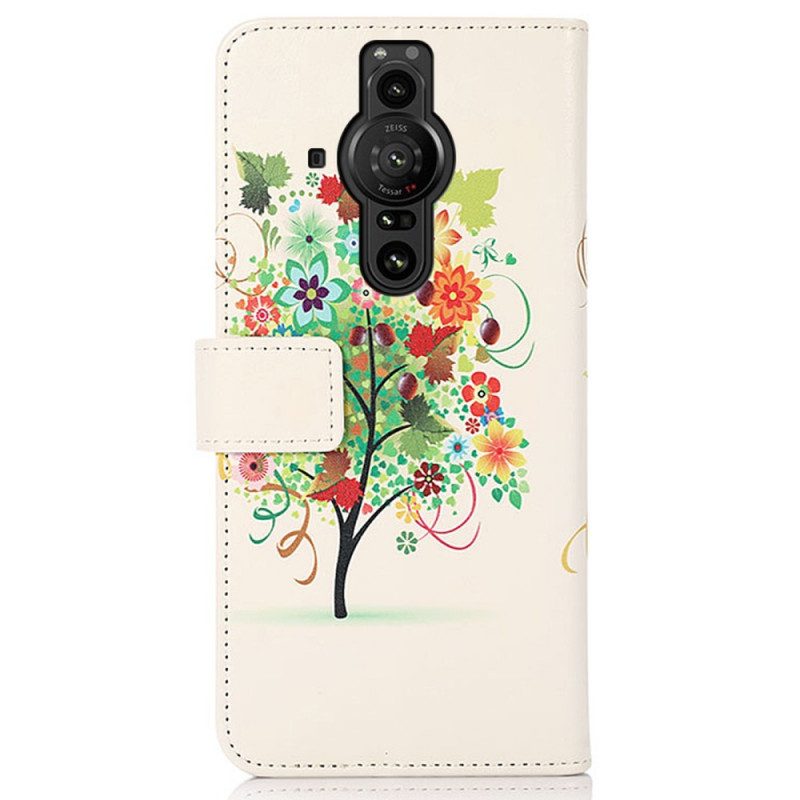 Folio Cover Sony Xperia Pro-I Albero In Fiore