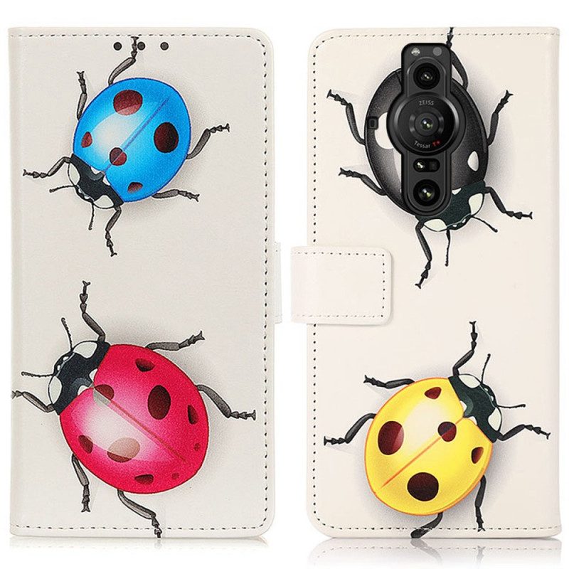 Folio Cover Sony Xperia Pro-I Coccinelle