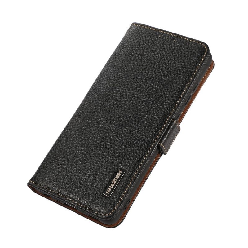 Folio Cover Sony Xperia Pro-I Pelle Litchi Khazneh Rfid