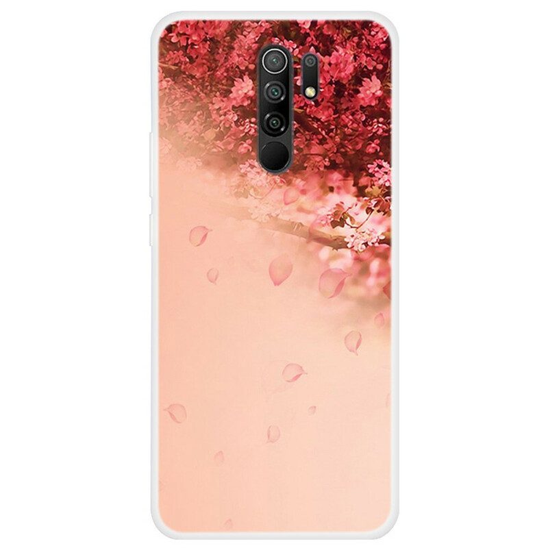 Cover Xiaomi Redmi 9 Albero Romantico Senza Soluzione Di Continuità