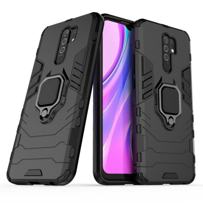 Cover Xiaomi Redmi 9 Anello Resistente