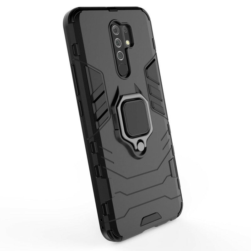 Cover Xiaomi Redmi 9 Anello Resistente