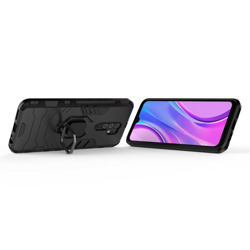 Cover Xiaomi Redmi 9 Anello Resistente