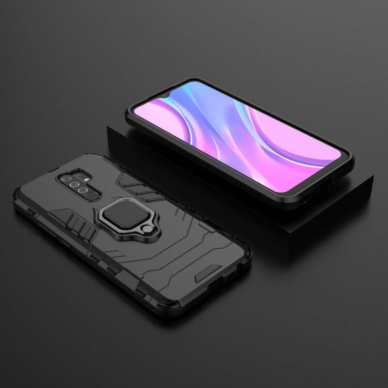 Cover Xiaomi Redmi 9 Anello Resistente