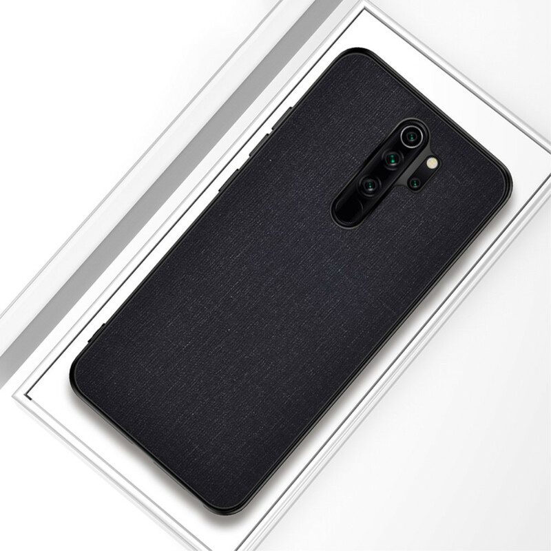 Cover Xiaomi Redmi 9 Design Ibrido In Tessuto