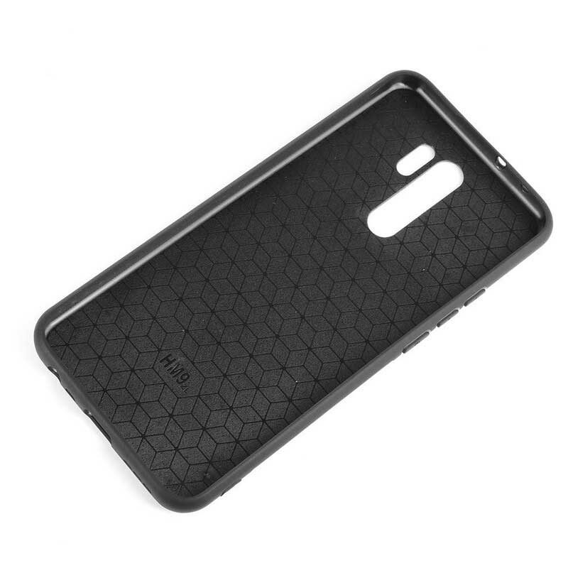 Cover Xiaomi Redmi 9 Effetto Pelle Couture