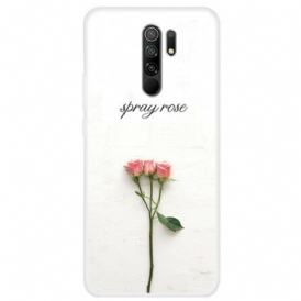 Cover Xiaomi Redmi 9 Spruzza Le Rose