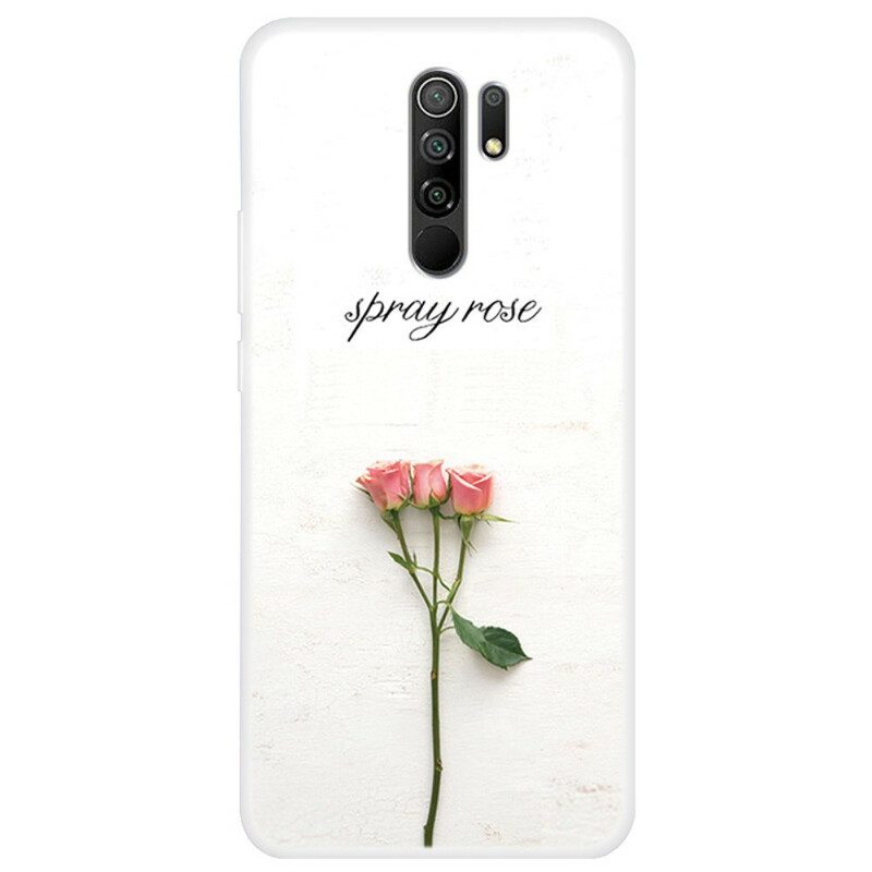 Cover Xiaomi Redmi 9 Spruzza Le Rose