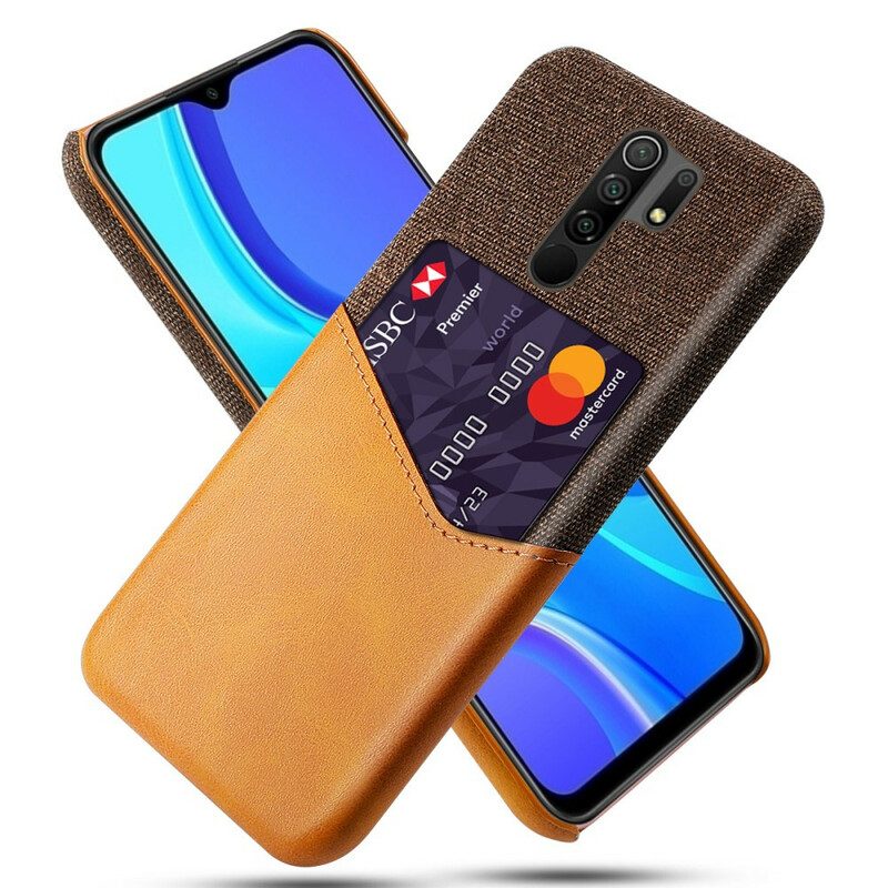 Cover Xiaomi Redmi 9 Titolare Della Carta Ksq