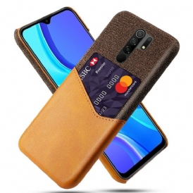 Cover Xiaomi Redmi 9 Titolare Della Carta Ksq