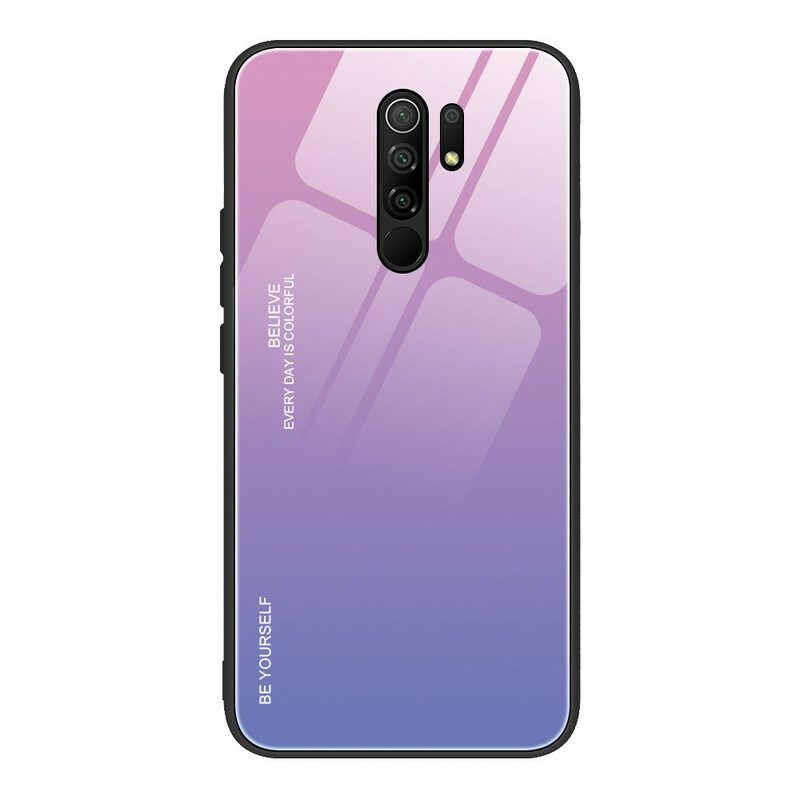 Cover Xiaomi Redmi 9 Vetro Temperato Sii Te Stesso