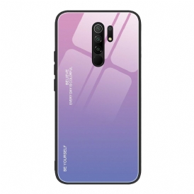 Cover Xiaomi Redmi 9 Vetro Temperato Sii Te Stesso