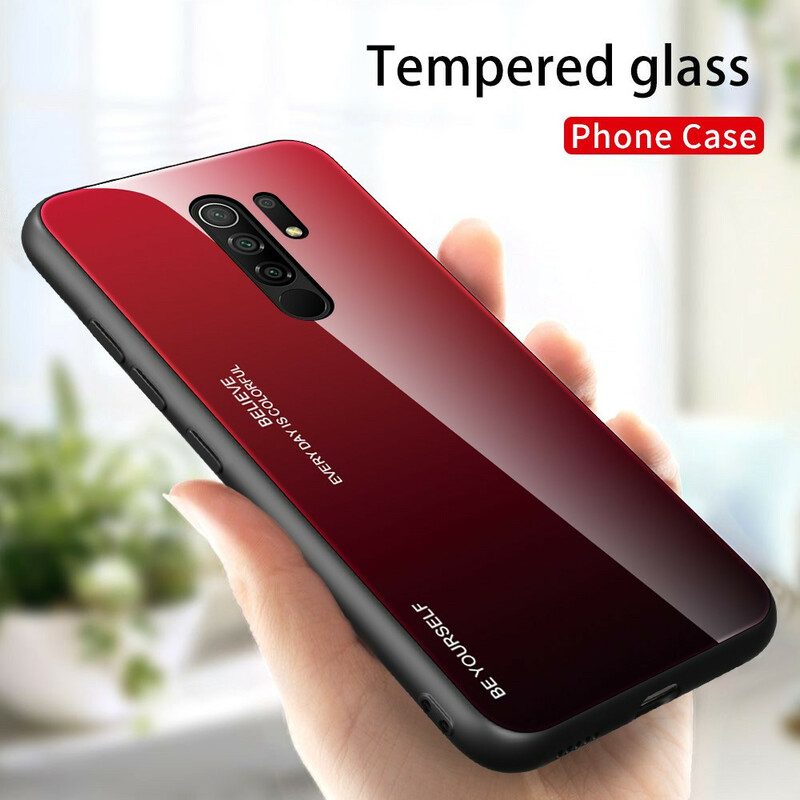 Cover Xiaomi Redmi 9 Vetro Temperato Sii Te Stesso