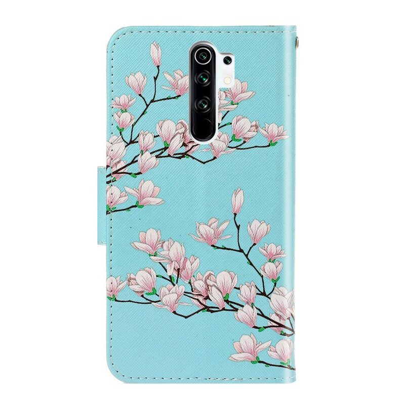 Custodia in pelle Xiaomi Redmi 9 Arbusto Strappy