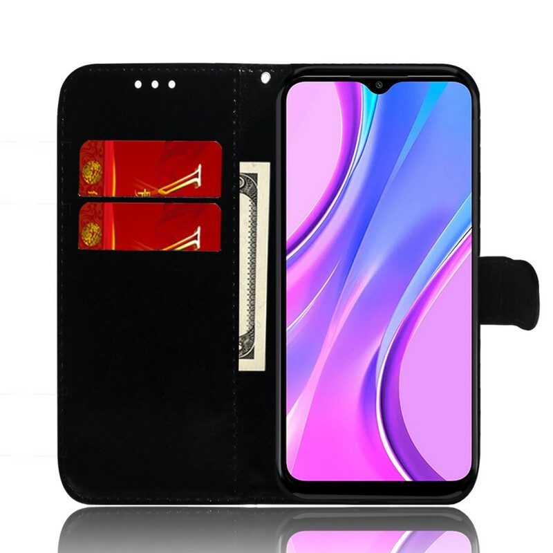 Custodia in pelle Xiaomi Redmi 9 Colore Puro