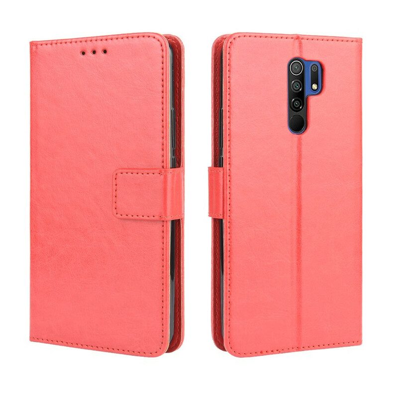 Custodia in pelle Xiaomi Redmi 9 Ecopelle Appariscente