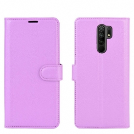 Custodia in pelle Xiaomi Redmi 9 Ecopelle Classica