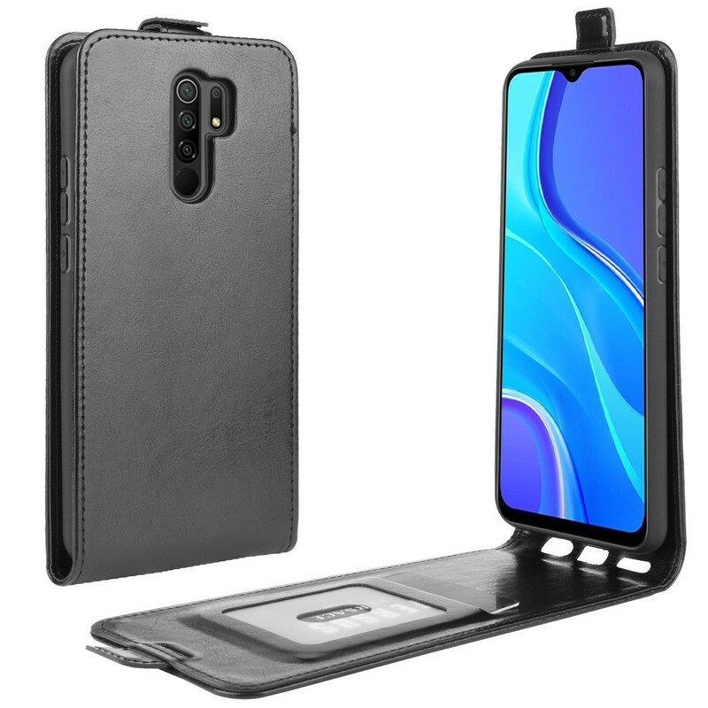 Custodia in pelle Xiaomi Redmi 9 Folio Cover Effetto Pelle Pieghevole