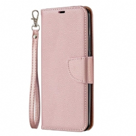 Custodia in pelle Xiaomi Redmi 9 Folio Cover Litchi Rabat Obliquo