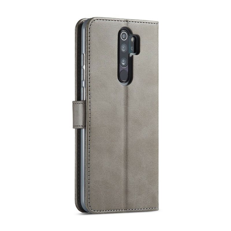 Custodia in pelle Xiaomi Redmi 9 Lc.imeeke Effetto Pelle