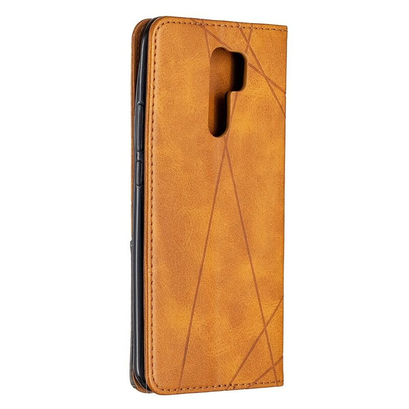 Folio Cover Xiaomi Redmi 9 Custodia in pelle Stile D'artista