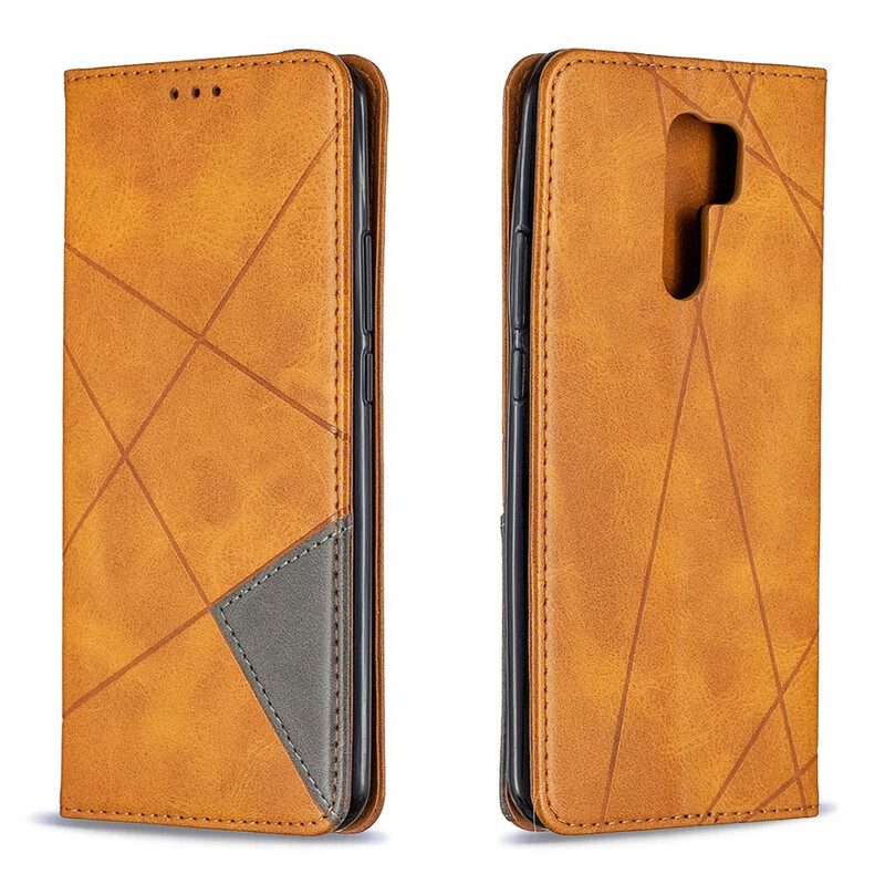 Folio Cover Xiaomi Redmi 9 Custodia in pelle Stile D'artista