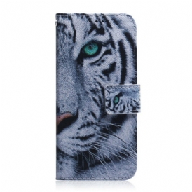 Folio Cover Xiaomi Redmi 9 Faccia Da Tigre