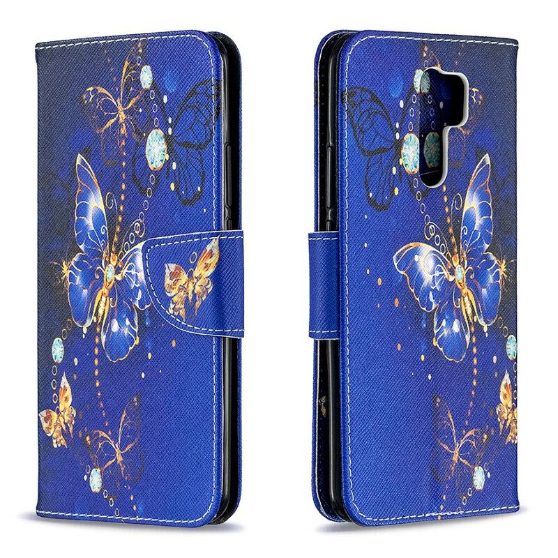 Folio Cover Xiaomi Redmi 9 Farfalle Incredibili