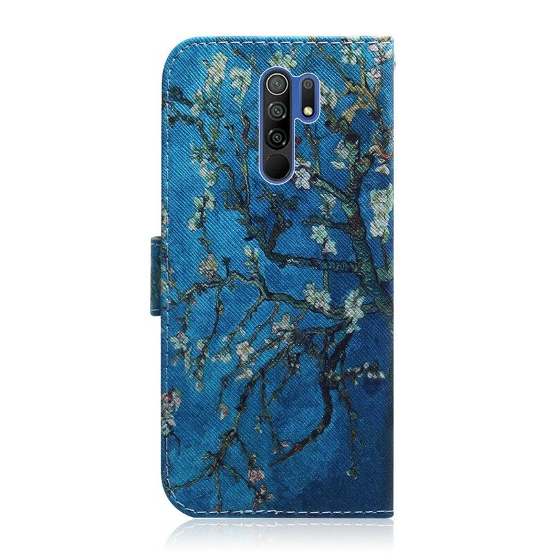 Folio Cover Xiaomi Redmi 9 Ramo Di Un Albero In Fiore