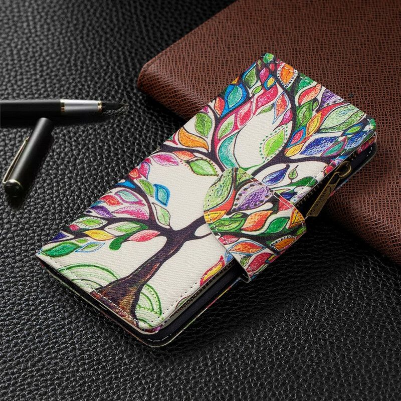 Folio Cover Xiaomi Redmi 9 Tasca Per Albero Con Cerniera