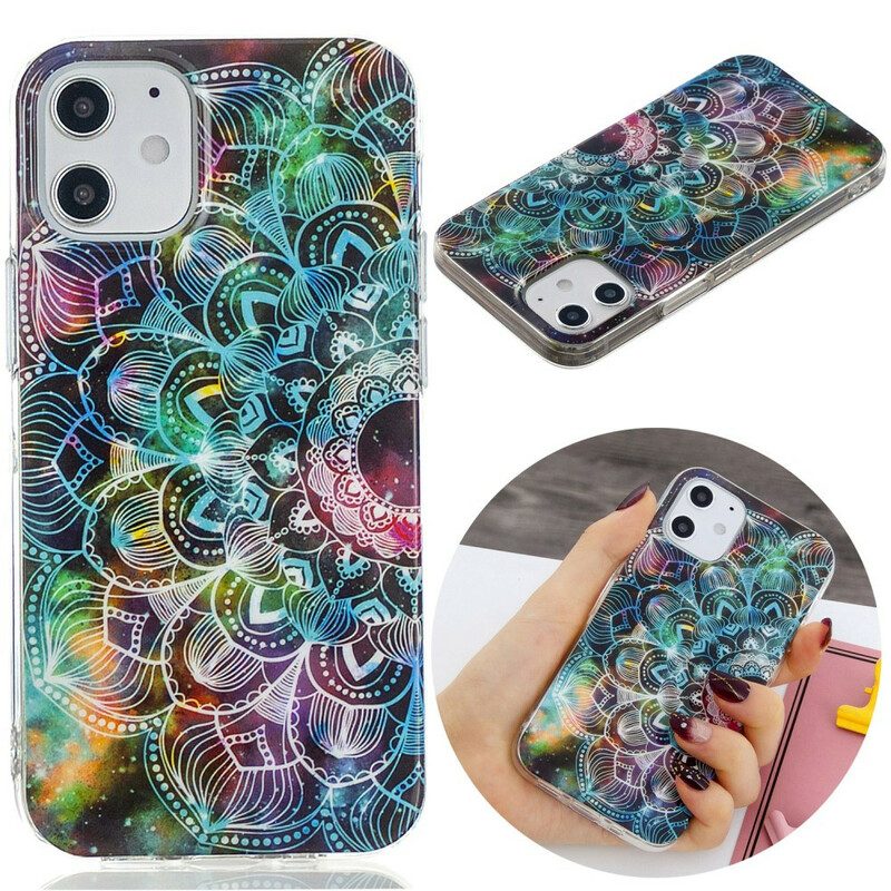 Cover iPhone 12 Mini Serie Floreale Fluorescente