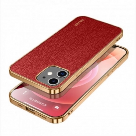 Cover iPhone 12 Mini Stile Pelle Sulada