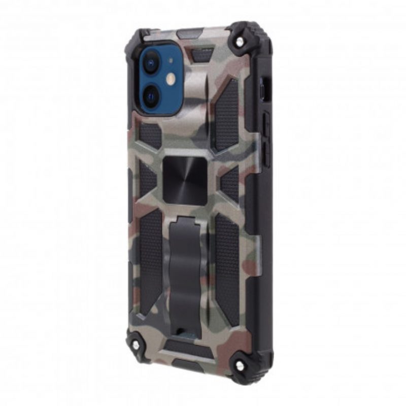 Cover iPhone 12 Mini Supporto Rimovibile Mimetico