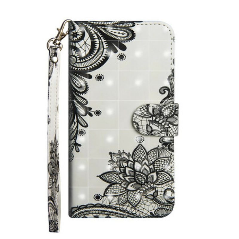 Custodia in pelle iPhone 12 Mini Pizzo Elegante