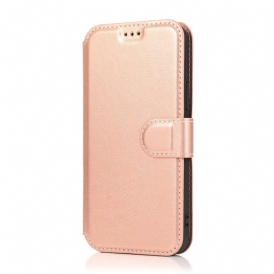 Custodia in pelle iPhone 12 Mini Stile Retrò In Pelle