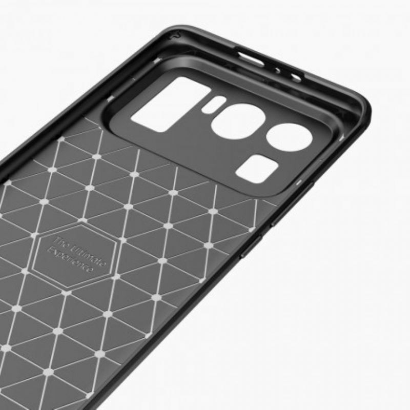 Cover Xiaomi Mi 11 Ultra Fibra Di Carbonio Spazzolata