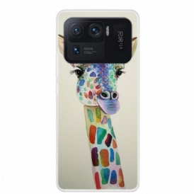 Cover Xiaomi Mi 11 Ultra Giraffa Colorata
