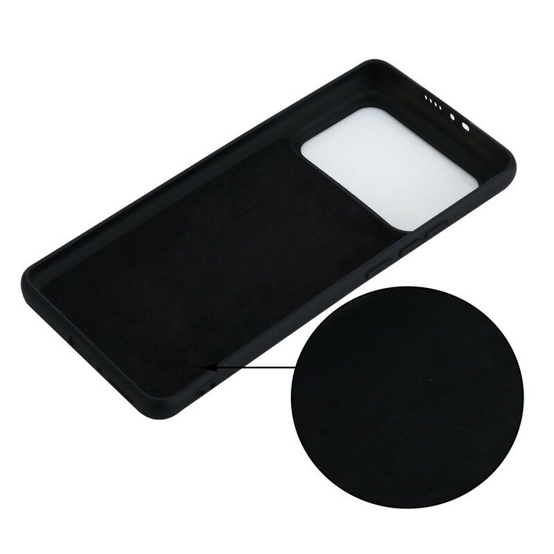 Cover Xiaomi Mi 11 Ultra Silicone Liquido Con Cordino