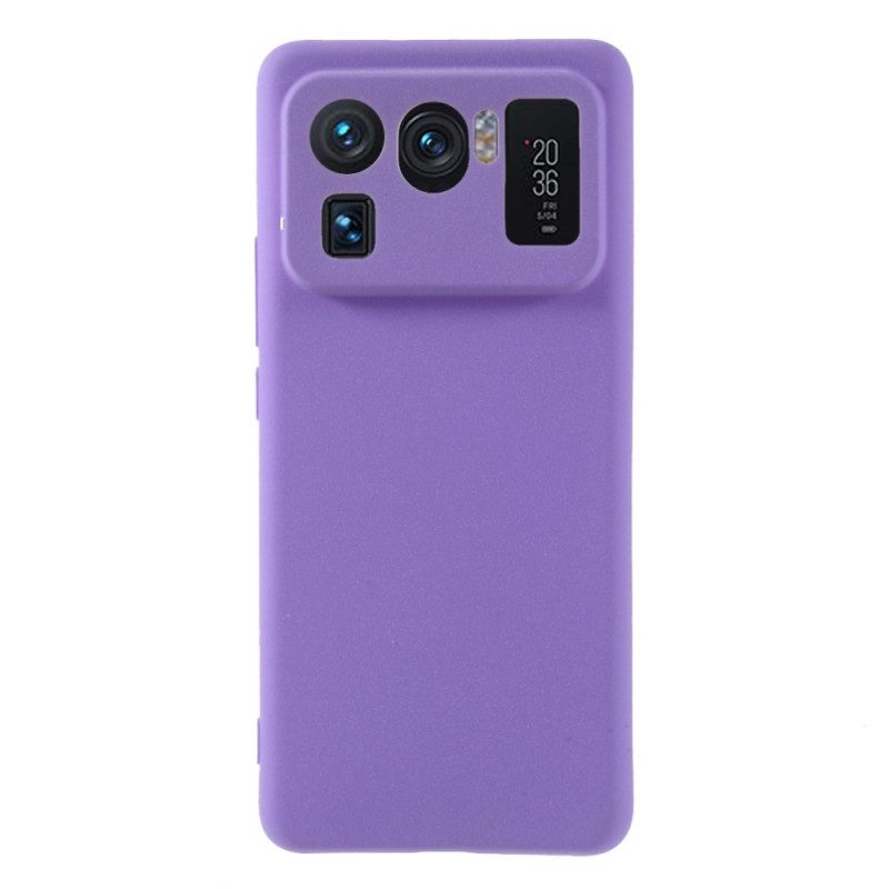 Cover Xiaomi Mi 11 Ultra Silicone Rigido Satinato