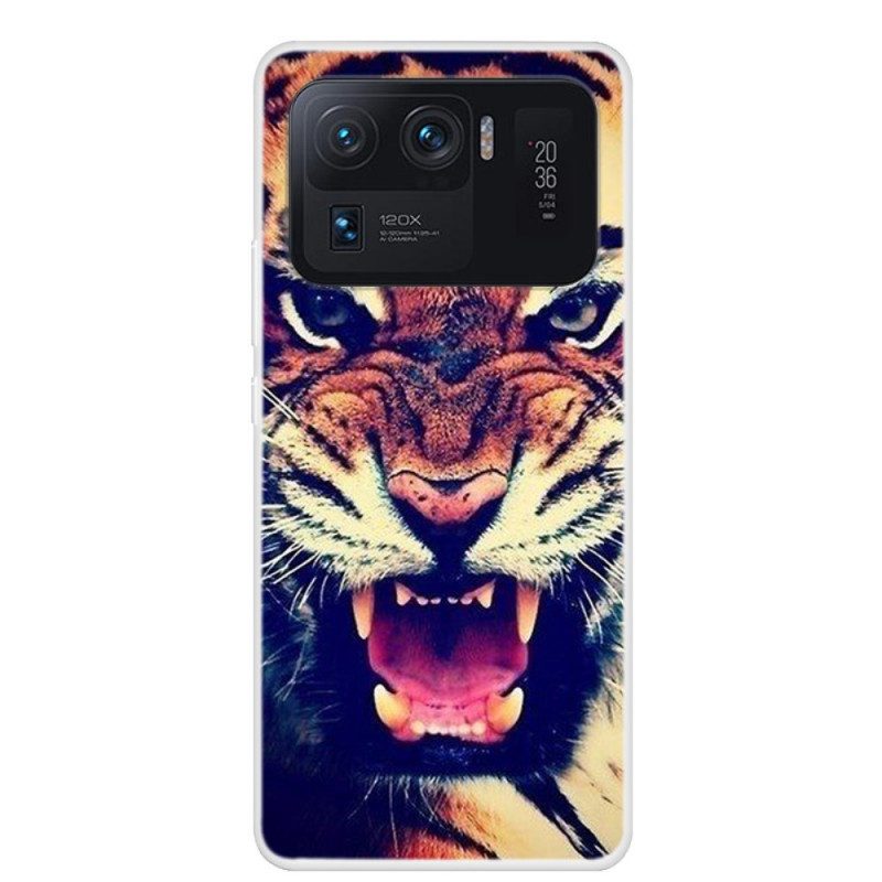 Cover Xiaomi Mi 11 Ultra Tigre Anteriore