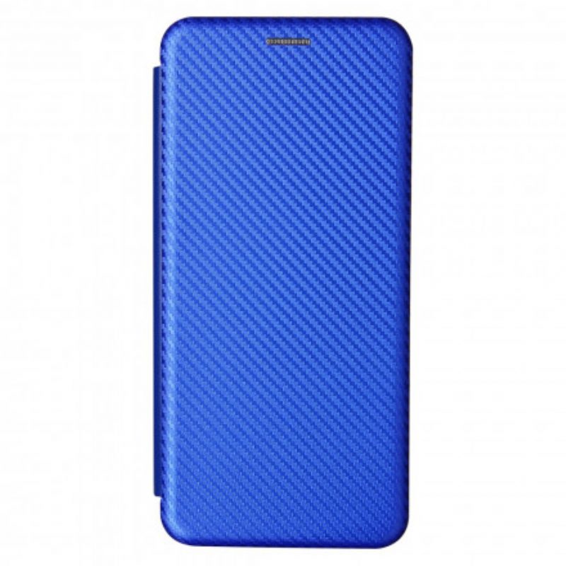 Folio Cover Xiaomi Mi 11 Ultra Custodia in pelle Fibra Di Carbonio Con Anello Di Supporto