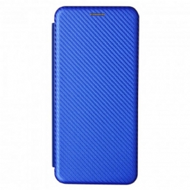 Folio Cover Xiaomi Mi 11 Ultra Custodia in pelle Fibra Di Carbonio Con Anello Di Supporto