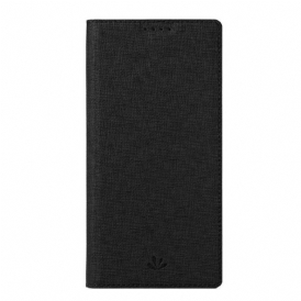 Folio Cover Xiaomi Mi 11 Ultra Custodia in pelle Tessuto Vili Dmk