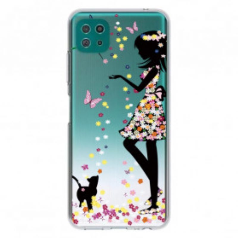 Cover Samsung Galaxy A22 5G Bella Testa Di Fiore