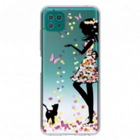 Cover Samsung Galaxy A22 5G Bella Testa Di Fiore