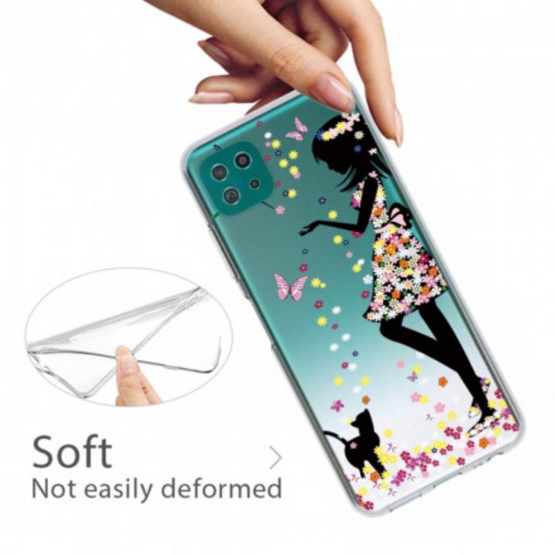 Cover Samsung Galaxy A22 5G Bella Testa Di Fiore